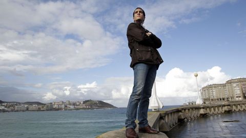 Iván Fandiño en el paseo marítimo de A Coruña. 