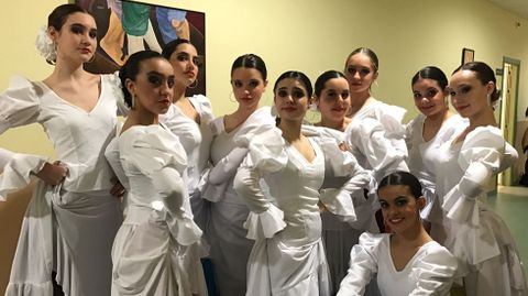 Bailarinas asturianas en el Campeonato Nacional de Danza