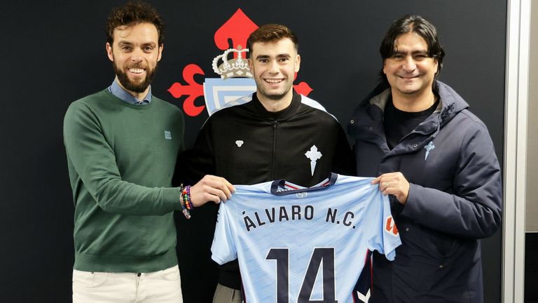 Álvaro Núñez: «Puse lo que estaba en mi mano para venir al Celta y se dio»