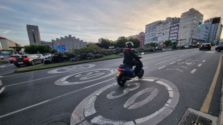 La ronda de Outeiro perderá dos carriles frente a la intermodal de A Coruña