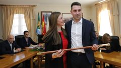 Emotiva toma de posesión de Rubén García como alcalde de Trabada