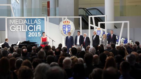 Acto de entrega de las Medallas de Oro de Galicia 2015
