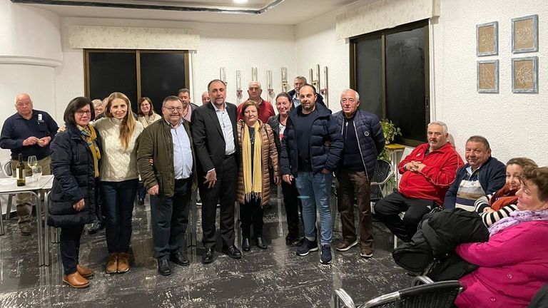 Acto del PP en Paderne de Allariz.