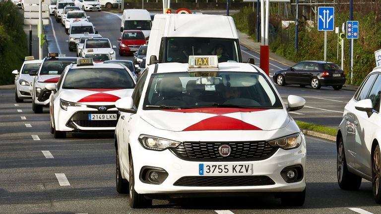 Los taxis de Vigo solo subirán un 1 % en el 2026 tras la irrupción en la ciudad de Uber