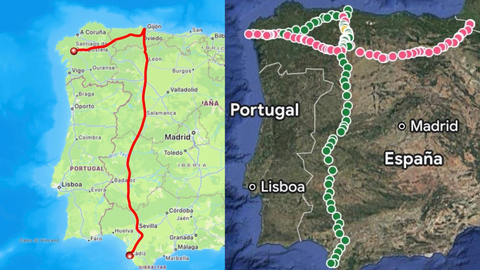 Recorridos realizados por Martn Catalano
