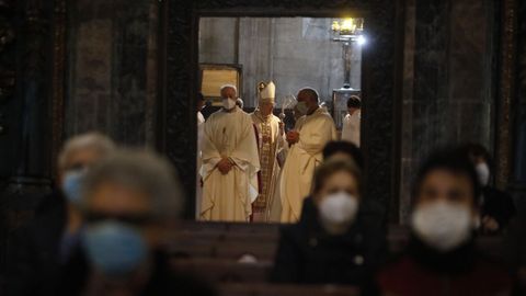 Celebracin del Corpus Christi en la Catedral de Lugo tras el estado de alarma por el coronavirus