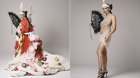 Cristina Pedroche volvi� a dar una vuelta de tuerca a su vestuario en las campanadas, con un dise�o reciclado con detalles de sus 11 vestidos anteriores, con el que quiso reconocer la labor que la Asociaci�n Espa�ola Contra el C�ncer realiza�con las personas con c�ncer y sus familias