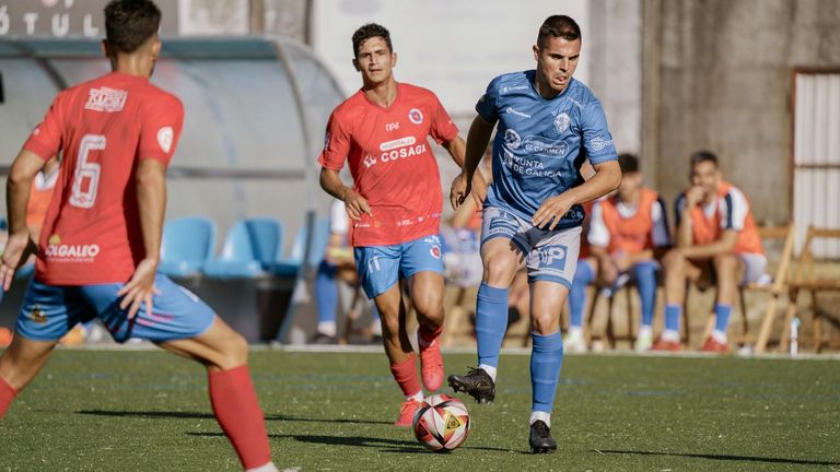 Gabri Palmás pisó área con peligro ante una aguerrida UD Ourense