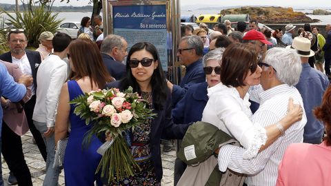 ACTO DEL HOMENAJE A PLACIDO BETANZOS EN EL QUE BAUTIZO´CON SU NOMBRE EL PASEO MARITIMO DE PALMEIRA