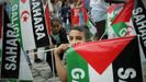 Movilización en Santiago en favor del pueblo saharaui