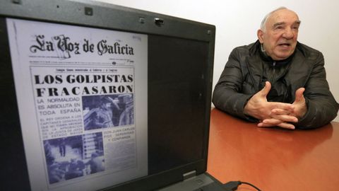 El socialista gallego Jos Vzquez Fouz estaba el 23 de febrero de 1981 en su escao del Congreso de los Diputados cuando Tejero entr al hemiciclo pistola en mano