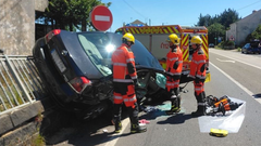 La�conductora qued� inconsciente y tuvo que ser evacuada