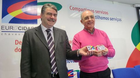 La tarjeta de eurociudadano fue presentada en 2012 por los entonces alcaldes, Joao Gonçalvez y Juan Manuel Jiménez