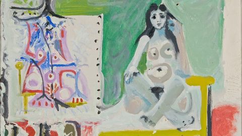 La muestra incluye piezas de Picasso como «La modelo en el estudio», de 1965