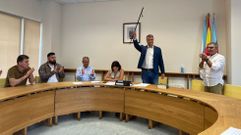 Drok, nuevo alcalde de Corcubión, fue el último en tomar posesión, este pasado sábado