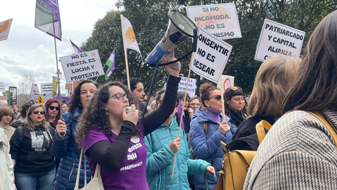 Manifestación por el Día de la Mujer en Asturias