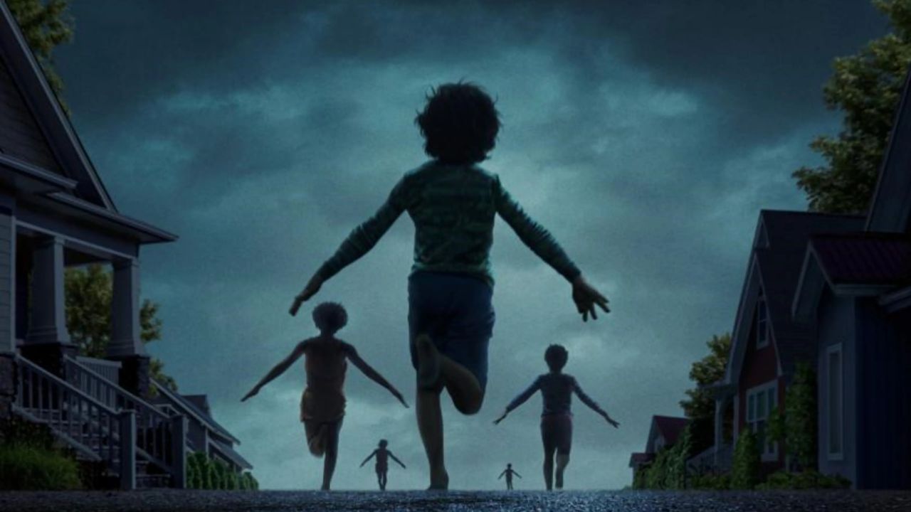 Inquietante imagen que ilustra el cartel del filme de Zach Cregger «Weapons».