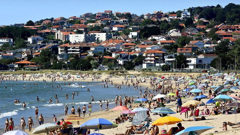 Praia América es la zona más cara para alquilar en verano en la ría de Vigo: 1.350 euros por una semana