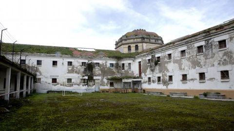 Vistas de la antigua carcel provincial de A Corua, clausurada desde el 2009