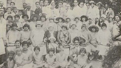 Uno de los festivales organizados en 1928 en los jardines de La Tropical