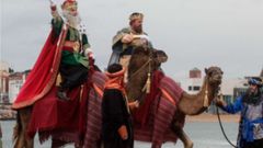 Los Reyes Magos, en una imagen de archivo, en Gijn