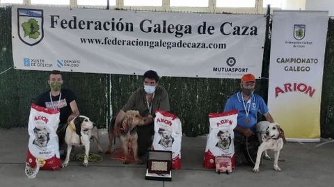 Rodeiro, Sestelo y Fontenla, en la entrega de premios en Santa Comba.