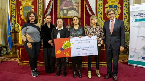 Ganadores del Premio TalentUO-Santander a la modalidad de Transferencia.