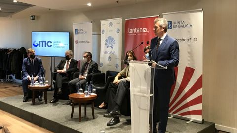 El vicepresidente primero de la Xunta, Alfonso Rueda, este martes en Madrid. 