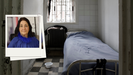 El antiguo hospital psiqui�trico de Castro en Lugo. A la izquierda, la experta Marisol Donis.
