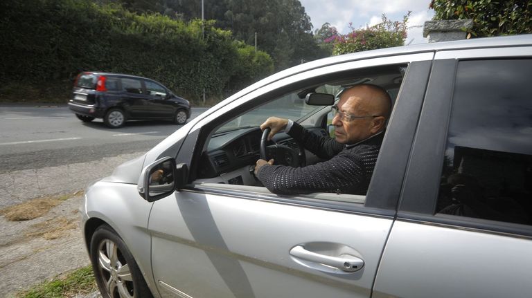 José Manuel no pudo salir con su coche hasta ayer después de las 13.30 horas