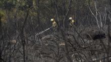 Ourense lucha contra las llamas.Incendio de Carballeda de Avia.