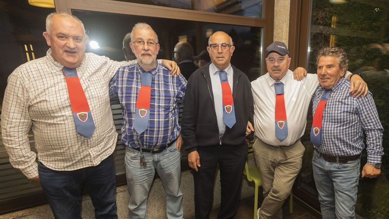 De izquierda a derecha, Brandón, Antonio, Ramón, Rafael y Julio