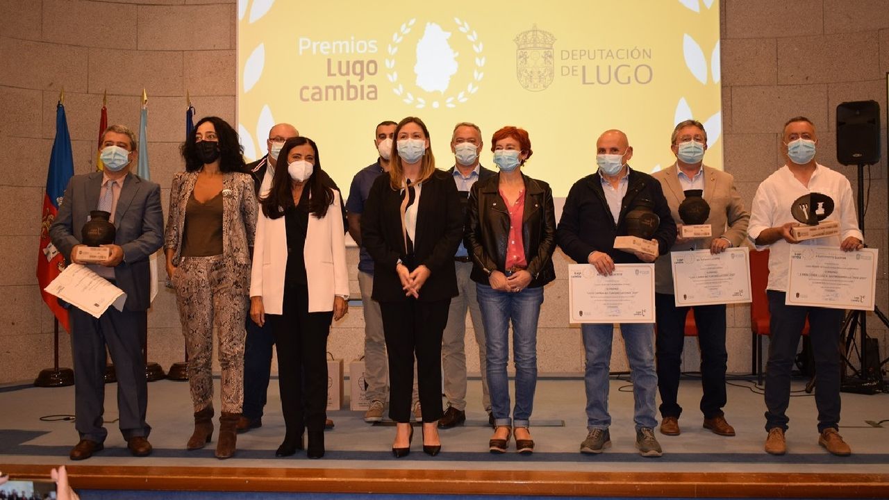 Los pueblos marineros ms bonitos de Galicia.El acto de entrega de los premios se celebr en el saln de actos de la sede de la Diputacin