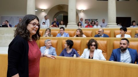 Andreu necesita para ser investida el voto de  Raquel Romero (imagen) de Podemos, frente a los doce del PP y los cuatro de Ciudadanos.