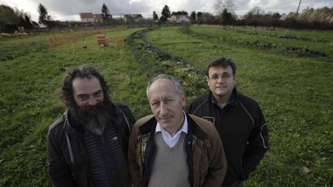 Rubn Escudero, Jaime Vilasoa y Miguel ngel Roig, en Os Biosbardos
