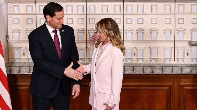 Rubio y Meloni tratan de recomponer el eje trasatlántico tras las embestidas de Trump