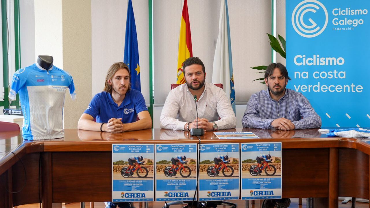 La prueba contrarreloj individual del campeonato gallego de ciclismo se