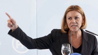 La exsecretaria general del PP María Dolores de Cospedal, entre el 2008 y 2018, en una imagen de archivo.