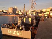 El cazaminas �Bad Bavensen�, atracado en A Coru�a