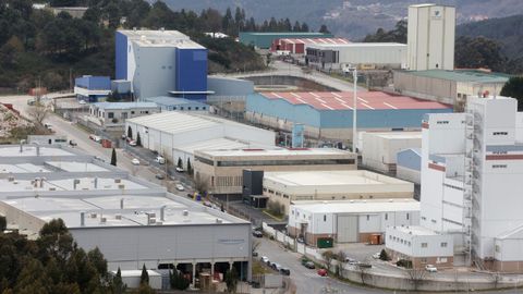 El polgono industrial de O Campio, en Pontevedra