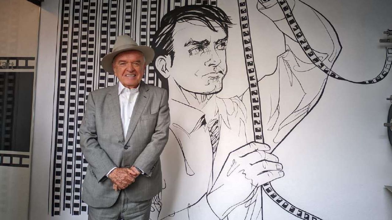 Demetrio Bilbata, en el estudio de New Art.