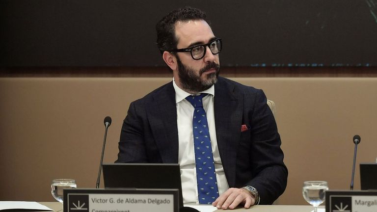 Victor de Aldama, en la comisión de investigación sobre la venta de mascarillas al Gobierno balear