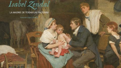 Detalle de la portada del libro «Isabel Zendal, la madre de todas las vacunas», de Antonio López Mariño, publicado por Teófilo Ediciones