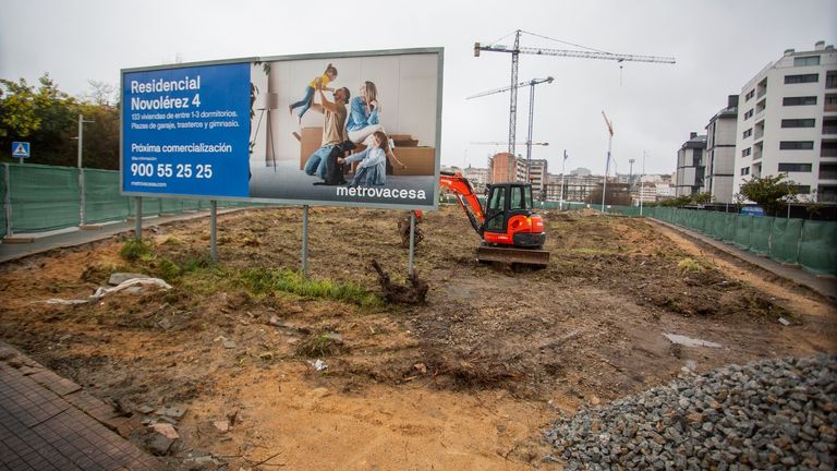 Arrancan las obras del último edificio previsto en el barrio más demandado de Pontevedra
