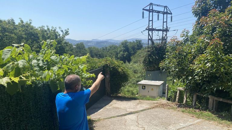 Licencia en Vigo para soterrar una línea de alta tensión