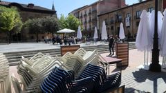 Una terraza en Oviedo
