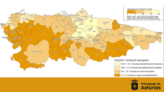 Mapa de zonificacin demogrfica