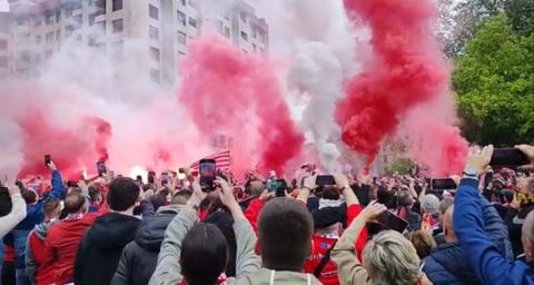 Recibimiento al Sporting