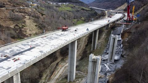 Viaducto de O Castro, en la A-6