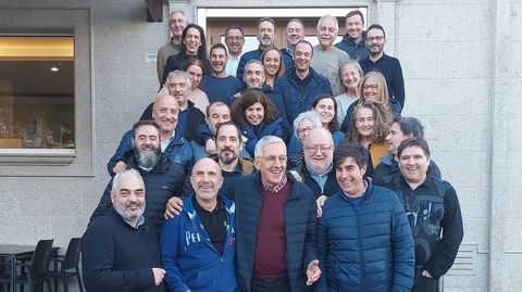 Comida de jubilación de Severino Santiso, director de Sistemas de La Voz.